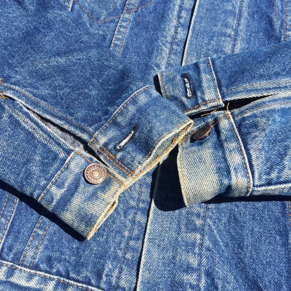 Vintage 1970s Levi’s Blanket Lined Trucker Jacket - Picture 8 of 12